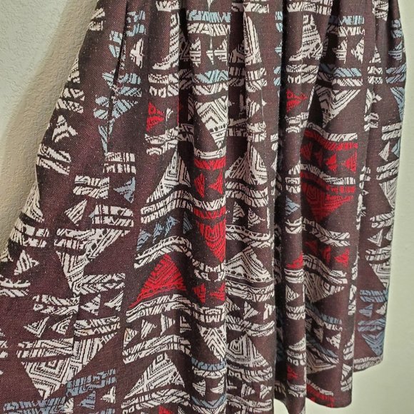 Lularoe Amelia short sleeve Aztec Dress Large - Picture 4 of 10